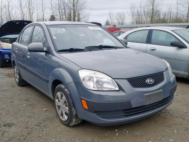 KNADE123X66096870 - 2006 KIA RIO BLUE photo 1