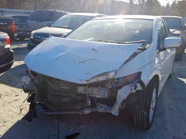 JHMZE2H75AS016172 - 2010 HONDA INSIGHT EX WHITE photo 9