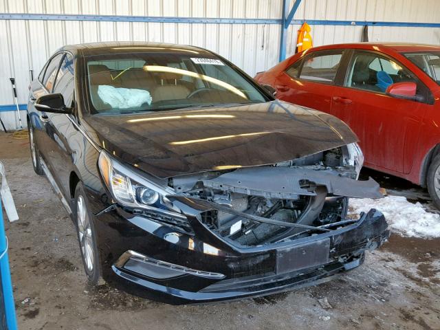 5NPE34AF2FH150291 - 2015 HYUNDAI SONATA SPO BLACK photo 1