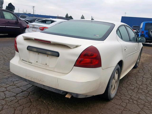 2G2WP552781166274 - 2008 PONTIAC GRAND PRIX თეთრი ფოტო 4