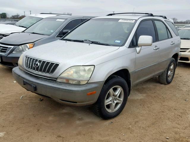 JTJHF10U120266105 - 2002 LEXUS RX 300 SILVER photo 2