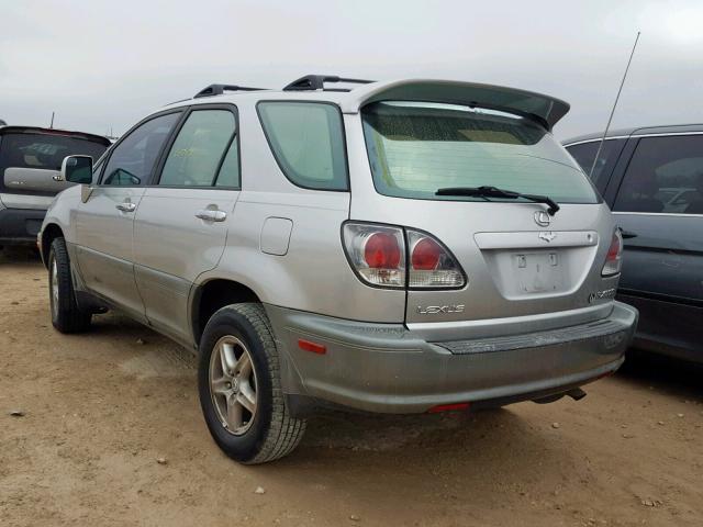 JTJHF10U120266105 - 2002 LEXUS RX 300 SILVER photo 3