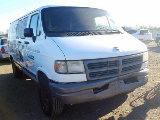 2B7HB21YXVK591621 - 1997 DODGE RAM VAN B2 WHITE photo 1