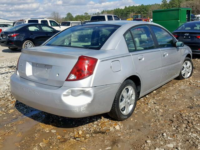 1G8AJ55F67Z158466 - 2007 SATURN ION LEVEL SILVER photo 4