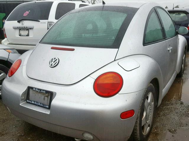 3VWCK21C91M436191 - 2001 VOLKSWAGEN NEW BEETLE Gümüş foto 4
