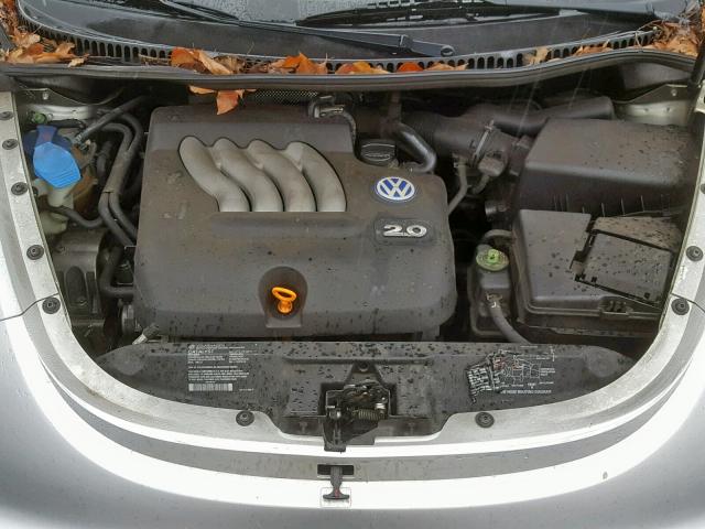 3VWCK21C91M436191 - 2001 VOLKSWAGEN NEW BEETLE Gümüş foto 7