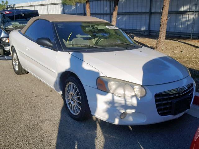 1C3EL55RX6N129977 - 2006 CHRYSLER SEBRING TO WHITE photo 1