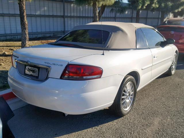 1C3EL55RX6N129977 - 2006 CHRYSLER SEBRING TO WHITE photo 4