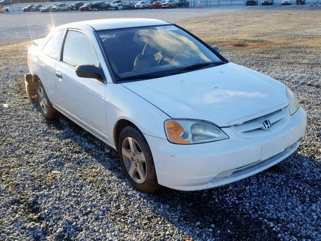 1HGEM222X1L024005 - 2001 HONDA CIVIC DX WHITE photo 1