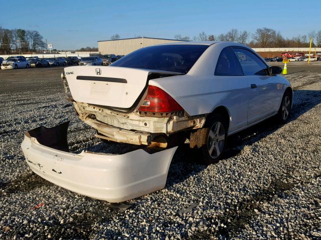 1HGEM222X1L024005 - 2001 HONDA CIVIC DX WHITE photo 4