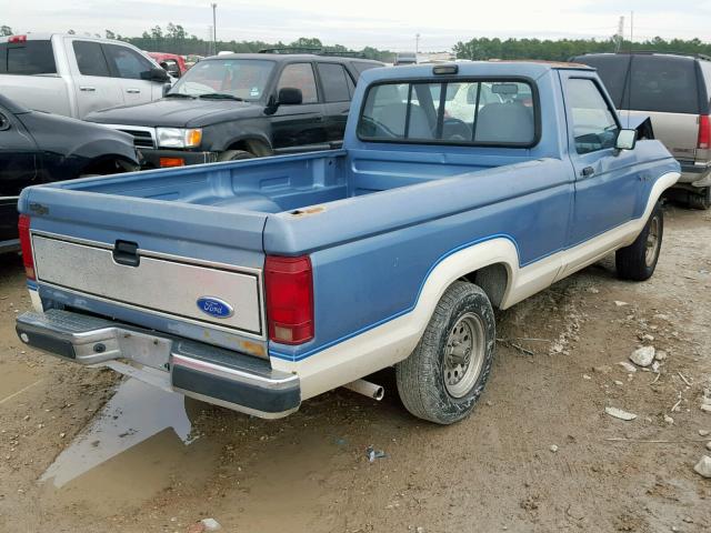 1FTCR10X6LUA91200 - 1990 FORD RANGER BLUE photo 4