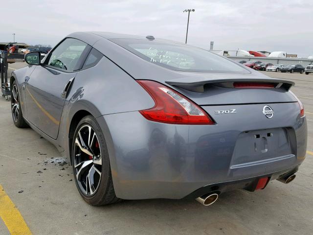 JN1AZ4EH9JM572200 - 2018 NISSAN 370Z BASE CHARCOAL photo 3