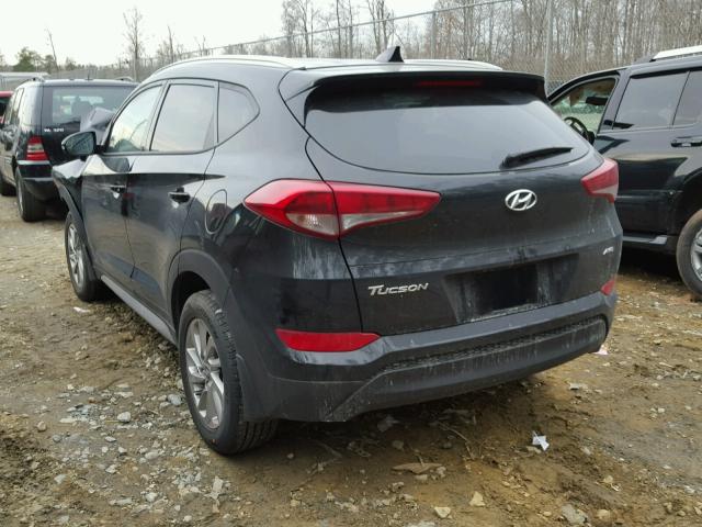 KM8J3CA48JU618137 - 2018 HYUNDAI TUCSON LIM BLACK photo 3