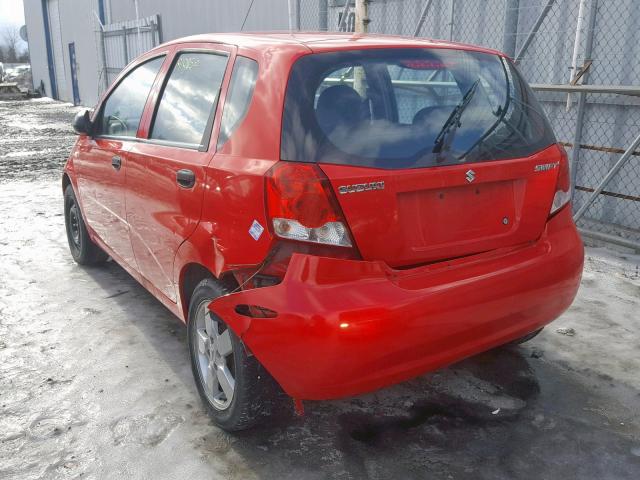 KL5TJ66628B066211 - 2008 SUZUKI SWIFT RED photo 4