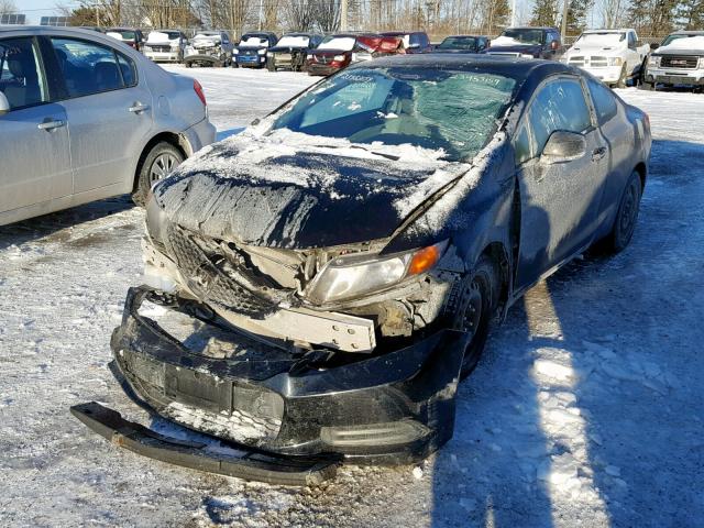 2HGFG3B99CH008828 - 2012 HONDA CIVIC EXL BLACK photo 2