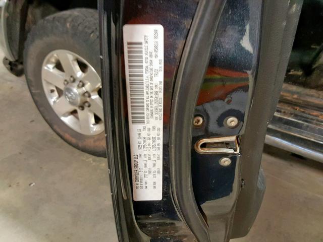 3C63R3LL2DG541988 - 2013 RAM 3500 SLT BLUE photo 10