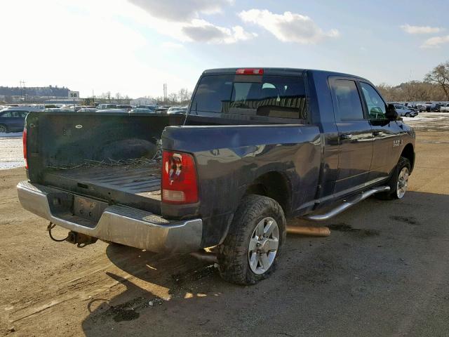 3C63R3LL2DG541988 - 2013 RAM 3500 SLT BLUE photo 4