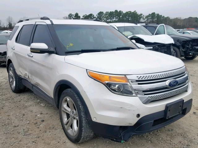 1FMHK8F81BGA02287 - 2011 FORD EXPLORER L WHITE photo 1