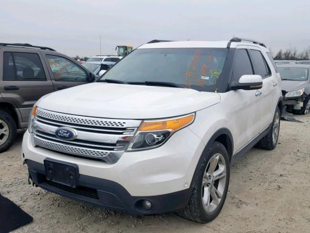 1FMHK8F81BGA02287 - 2011 FORD EXPLORER L WHITE photo 2