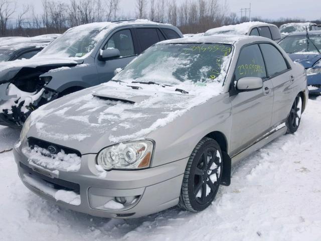 JF1GD29605G509483 - 2005 SUBARU IMPREZA WR GRAY photo 2