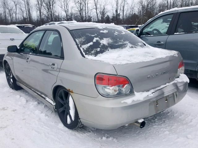 JF1GD29605G509483 - 2005 SUBARU IMPREZA WR GRAY photo 3