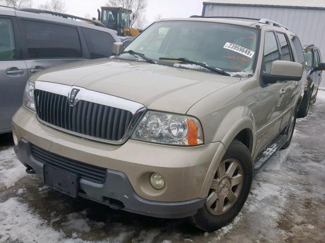 5LMFU27R24LJ03447 - 2004 LINCOLN NAVIGATOR Бежевый фото 2