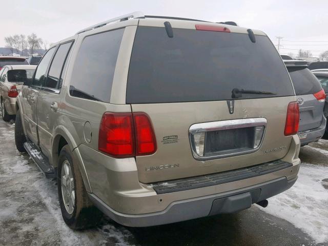 5LMFU27R24LJ03447 - 2004 LINCOLN NAVIGATOR Бежевый фото 3