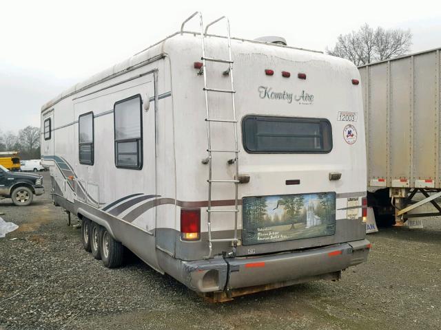 1NFRK3931V0022514 - 1997 KOUN 5TH WHEEL WHITE photo 3