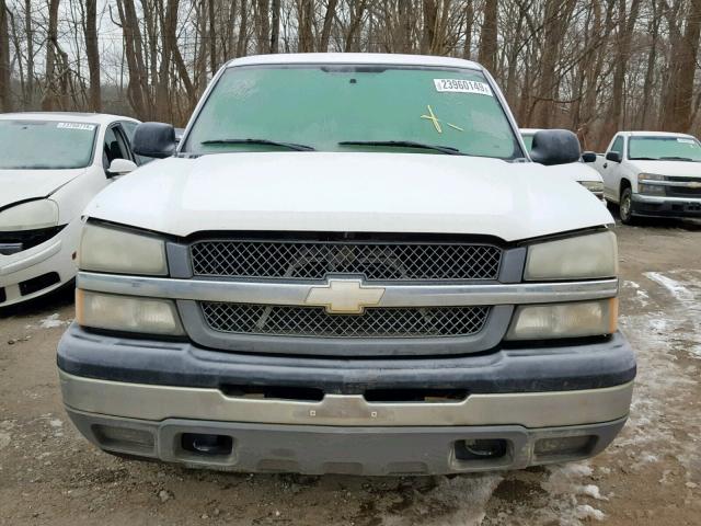 1GCEC14X85Z325279 - 2005 CHEVROLET SILVERADO WHITE photo 9