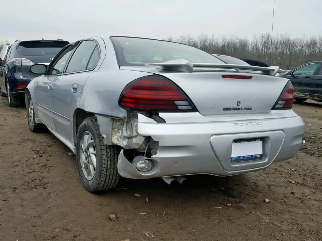 1G2NF52E44M675542 - 2004 PONTIAC GRAND AM S ვერცხლისფერი ფოტო 3