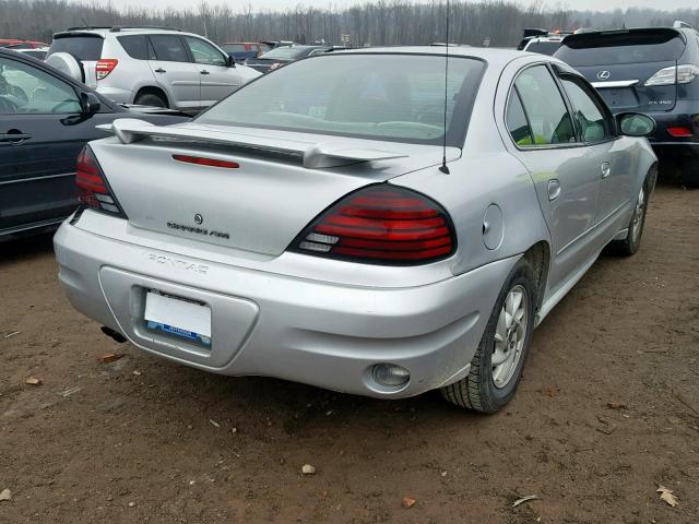 1G2NF52E44M675542 - 2004 PONTIAC GRAND AM S ვერცხლისფერი ფოტო 4