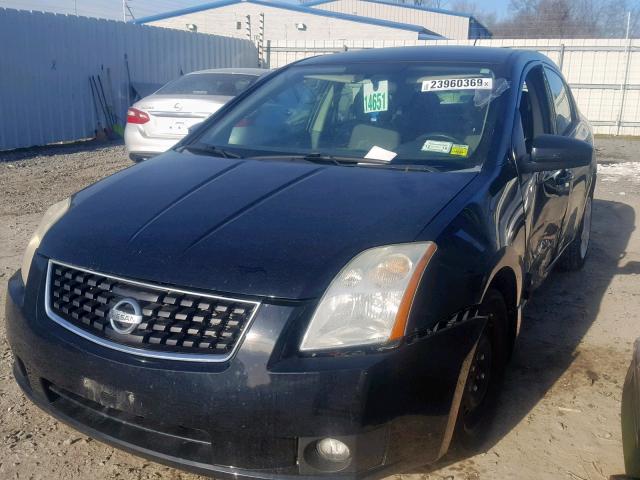 3N1AB61E48L714713 - 2008 NISSAN SENTRA 2.0 BLACK photo 2