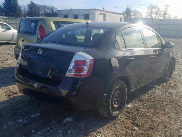 3N1AB61E48L714713 - 2008 NISSAN SENTRA 2.0 BLACK photo 4