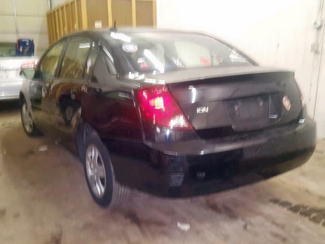1G8AJ55F87Z115330 - 2007 SATURN ION LEVEL BLACK photo 3