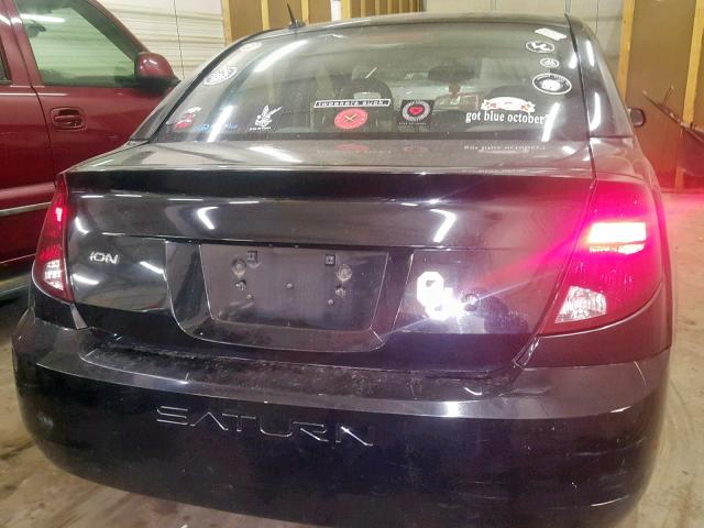 1G8AJ55F87Z115330 - 2007 SATURN ION LEVEL BLACK photo 9
