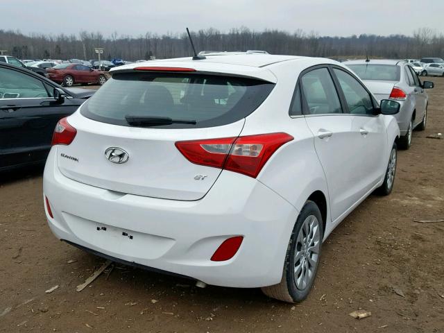 KMHD35LH2HU371264 - 2017 HYUNDAI ELANTRA GT WHITE photo 4