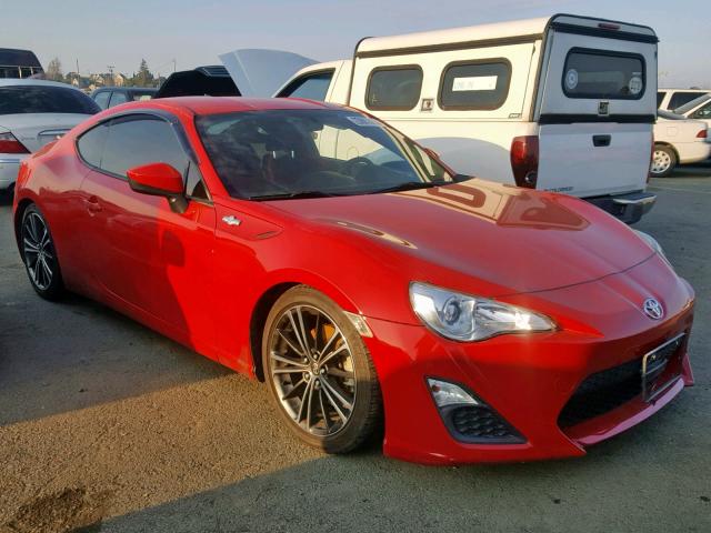 JF1ZNAA10D1717655 - 2013 TOYOTA SCION FR-S RED photo 1
