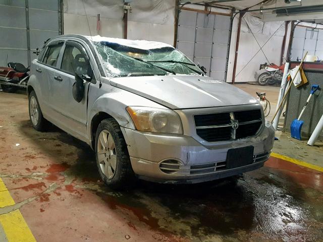 1B3HB48BX7D553933 - 2007 DODGE CALIBER SX SILVER photo 1