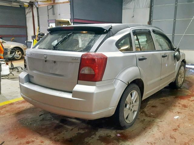 1B3HB48BX7D553933 - 2007 DODGE CALIBER SX SILVER photo 4