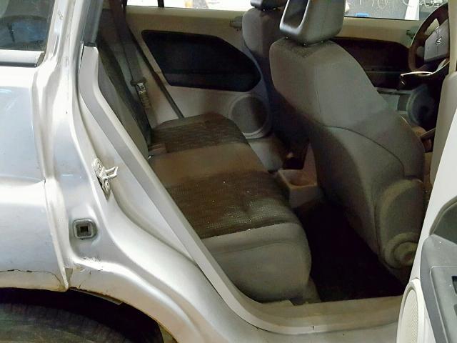 1B3HB48BX7D553933 - 2007 DODGE CALIBER SX SILVER photo 6