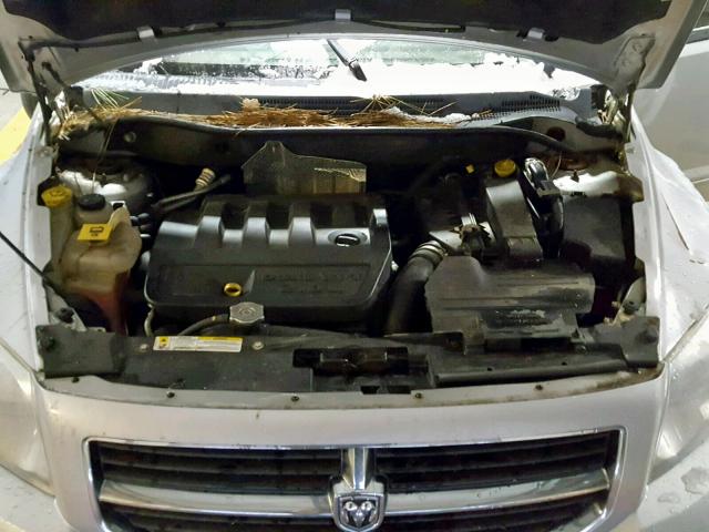 1B3HB48BX7D553933 - 2007 DODGE CALIBER SX SILVER photo 7