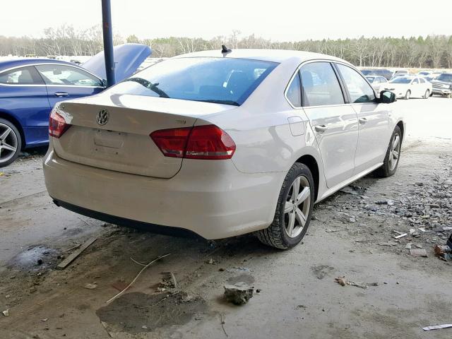 1VWAS7A34FC102986 - 2015 VOLKSWAGEN PASSAT S WHITE photo 4