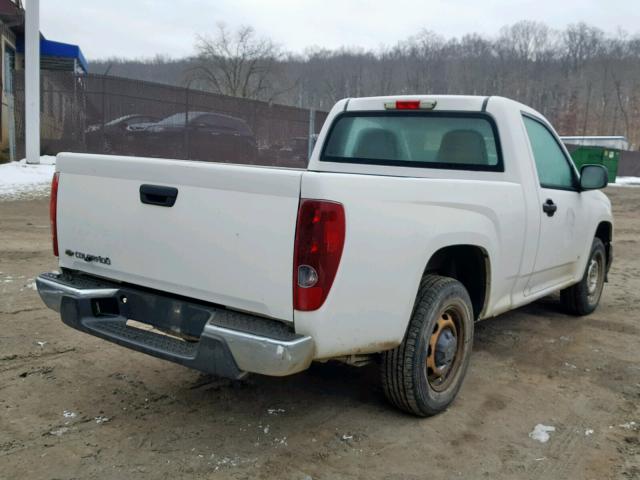 1GCCS14E388142732 - 2008 CHEVROLET COLORADO WHITE photo 4