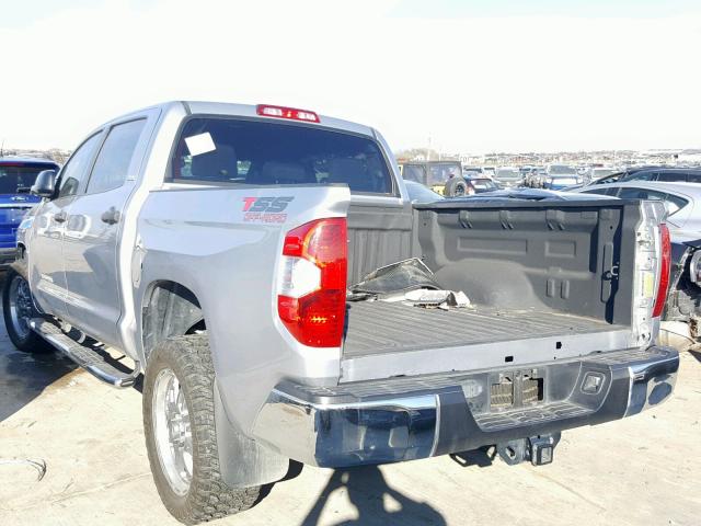 5TFEM5F10GX109339 - 2016 TOYOTA TUNDRA CRE GRAY photo 3