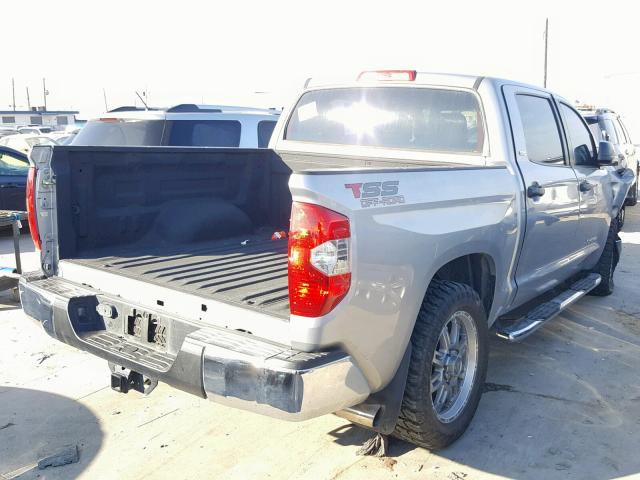 5TFEM5F10GX109339 - 2016 TOYOTA TUNDRA CRE GRAY photo 4