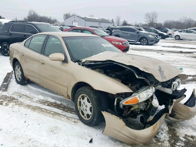 1G3NL52T91C231190 - 2001 OLDSMOBILE ALERO GL GOLD photo 1