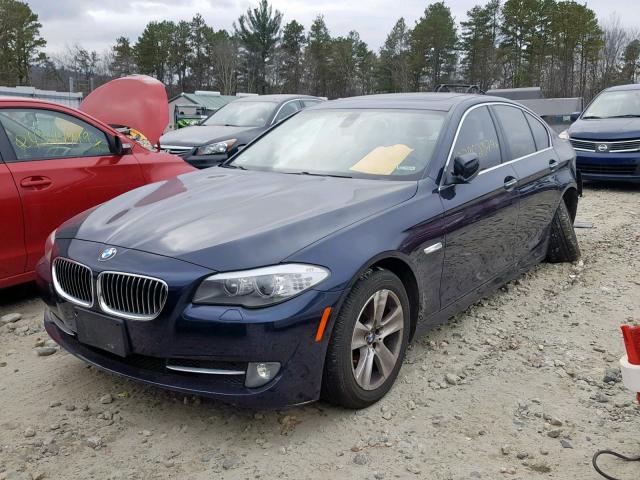 WBAXH5C51CDW04274 - 2012 BMW 528 XI BLUE photo 2