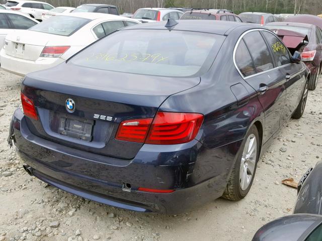 WBAXH5C51CDW04274 - 2012 BMW 528 XI BLUE photo 4