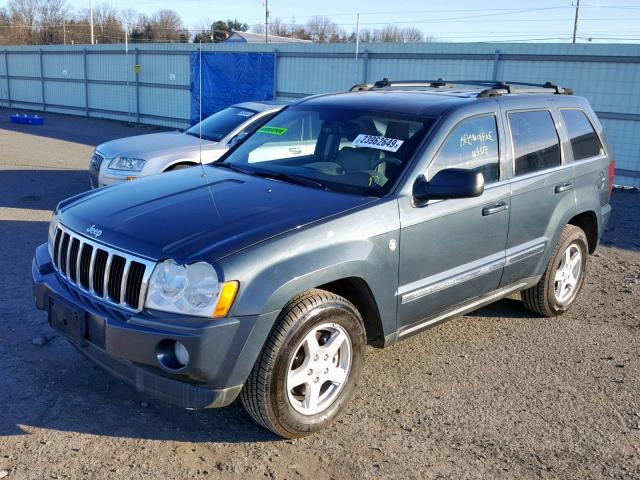 1J8HR58257C589897 - 2007 JEEP GRAND CHER BLUE photo 2