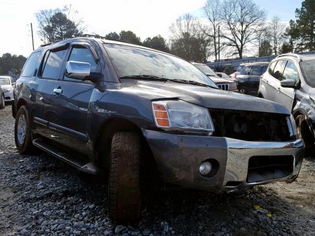 5N1AA08A54N713186 - 2004 NISSAN ARMADA SE BLACK photo 1